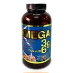 Omega 3-6-9 Con Ajo — 200 cápsulas blandas